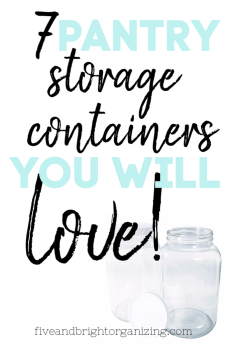 7 Pantry Organization Containers you'll Love!