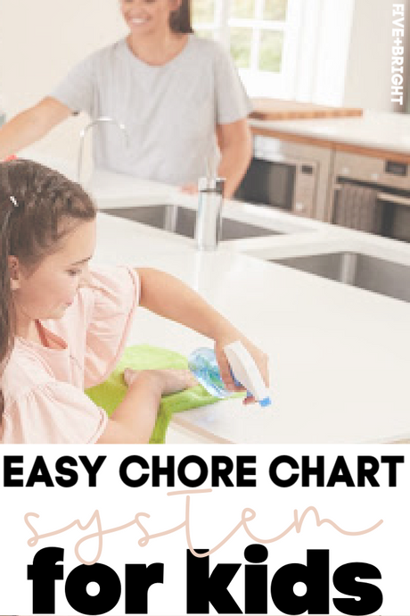 Easy Chore Chart System for Kids