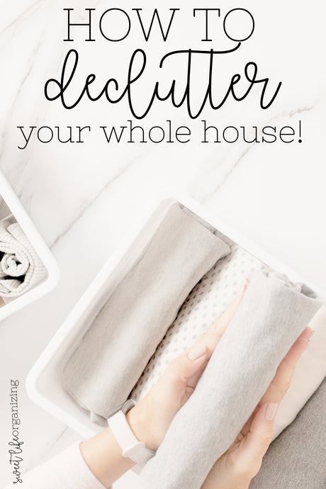 How to Declutter and Organize ANY space!!