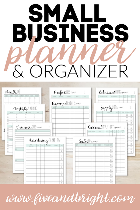 Small Business Planner & Organizer